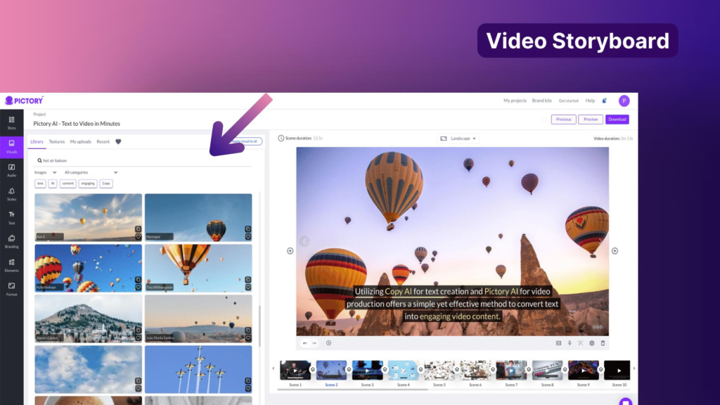Pictory video AI Tools -how to use