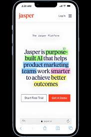 Jasper AI review 2026 mobile pic