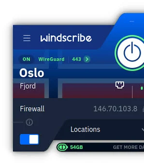 Windscribe — Best Free VPN for More Server Choices