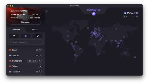 Proton VPN Free — Best Overall Free VPN for Mac