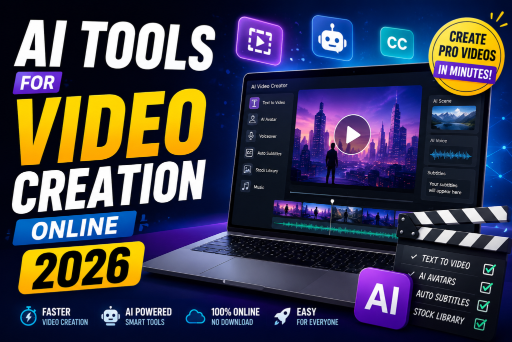 AI Tools for Video Creation Online 2026