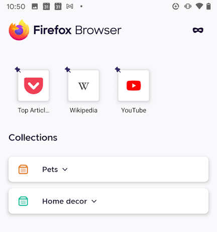 Firefox for Android + VPN Extension — Best for Customisation