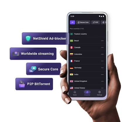 Proton VPN (Free — Unlimited Data)