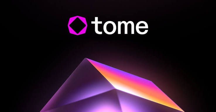 Tome — Best for Business Storytelling and Investor Pitches