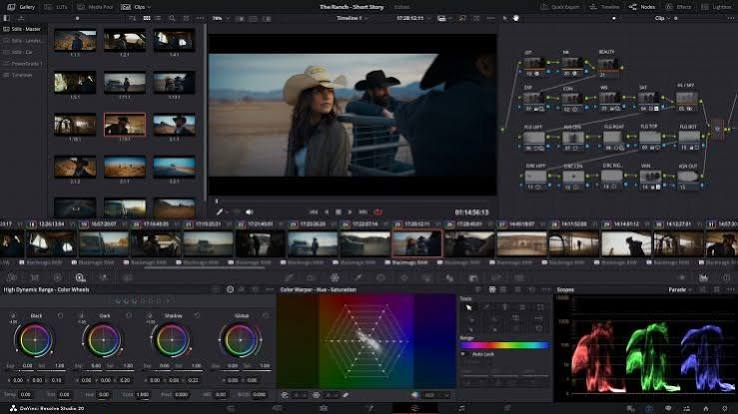 DaVinci Resolve — Best Free Video Editor for Windows 10 Overall