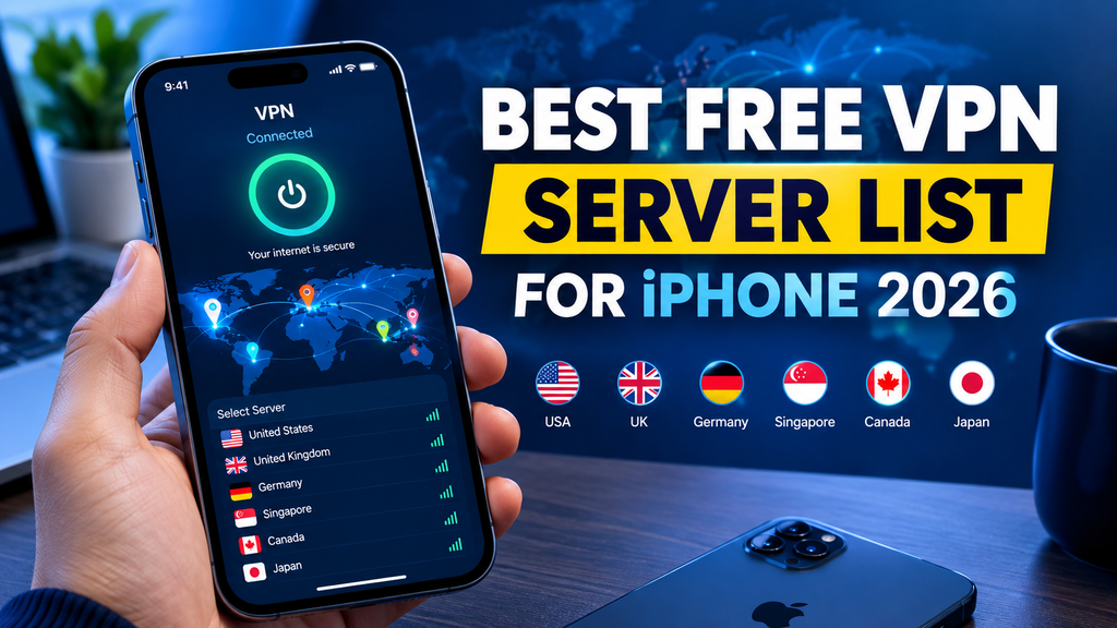 Best Free VPN Server List for iPhone in 2026