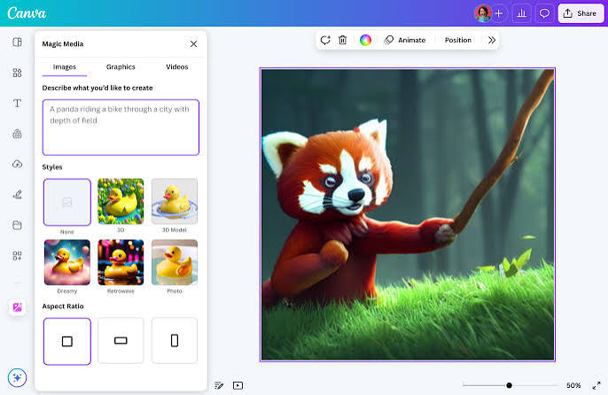 Canva AI Image Generator (Free) — Best for Design Integration
